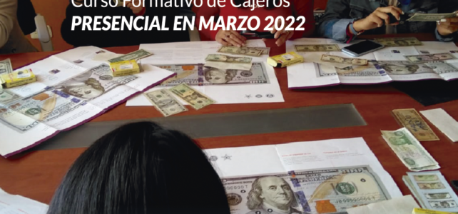 Curso de Cajeros en Riobamba Presencial en Marzo del 2022